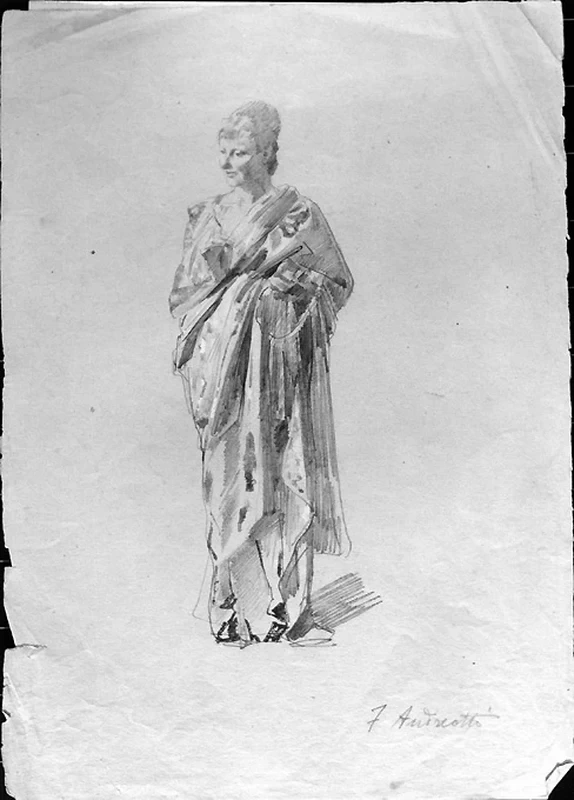 Studio di figura panneggiata - Galleria Nazionale della Puglia Girolamo e Rosaria Devanna, Bitonto, Bari